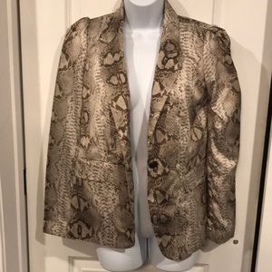 Marc Bouwer snake skin blazer size xs